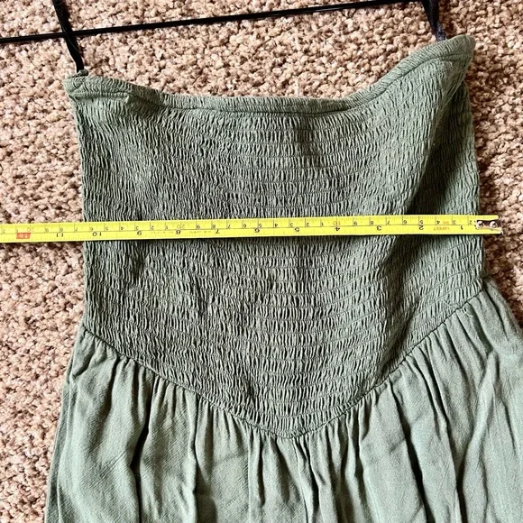 Strapless bandeau jumpsuit - Sage green - Spicy girl 🌶️ brand - size M - Picture 7 of 8